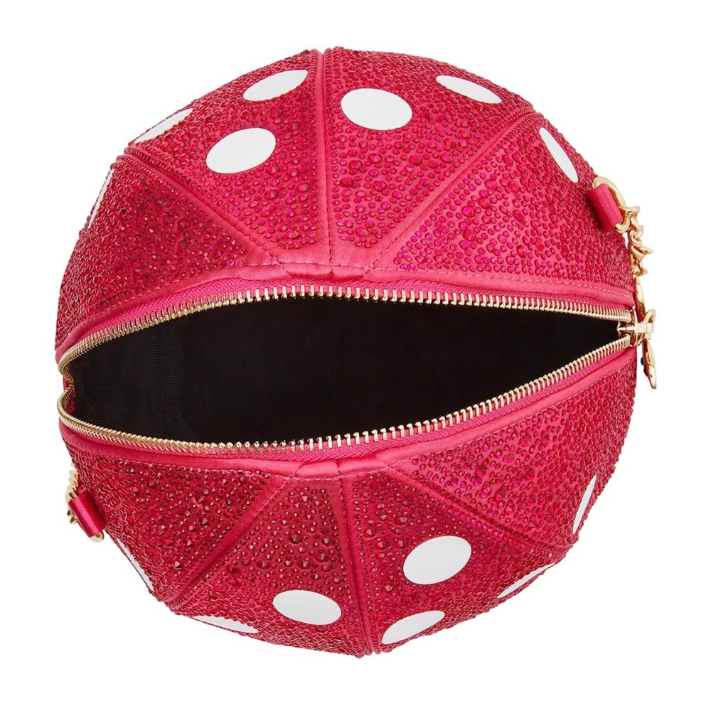 NEW Betsey Johnson KITSCH LOVE YOU SO MUSH Mushroom CROSSBODY MULTI Bag - Picture 5 of 11